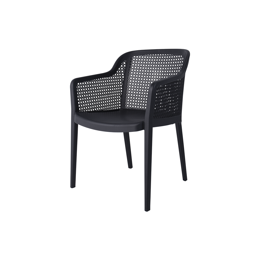 silla jardín-grecia-negro