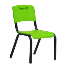 silla para niños verde