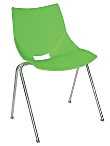 silla shell verde