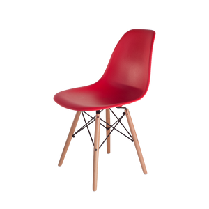 silla eames rojo