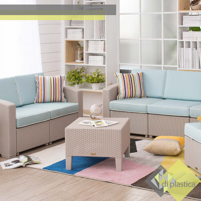 Conjuntos de Sala Modernas: De la terraza al interior del hogar