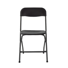 silla plegable de plastico negra duna