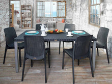 silla lagoon exterior tipo rattan plastico