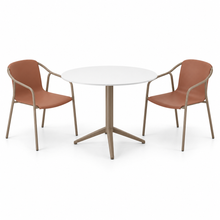 Conjunto Rod-Terracota Quatro Taupe 80