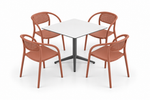 Conjunto Noon-Terracota Quatro 80
