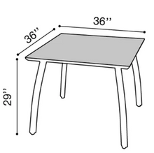 Mesa Sunset Cuadrada 36"