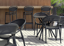 mesa cuadrada siesta negra