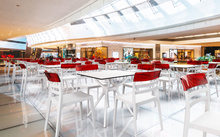 mesa cuadrada siesta blanca