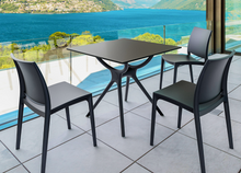 mesa cuadrada siesta negra