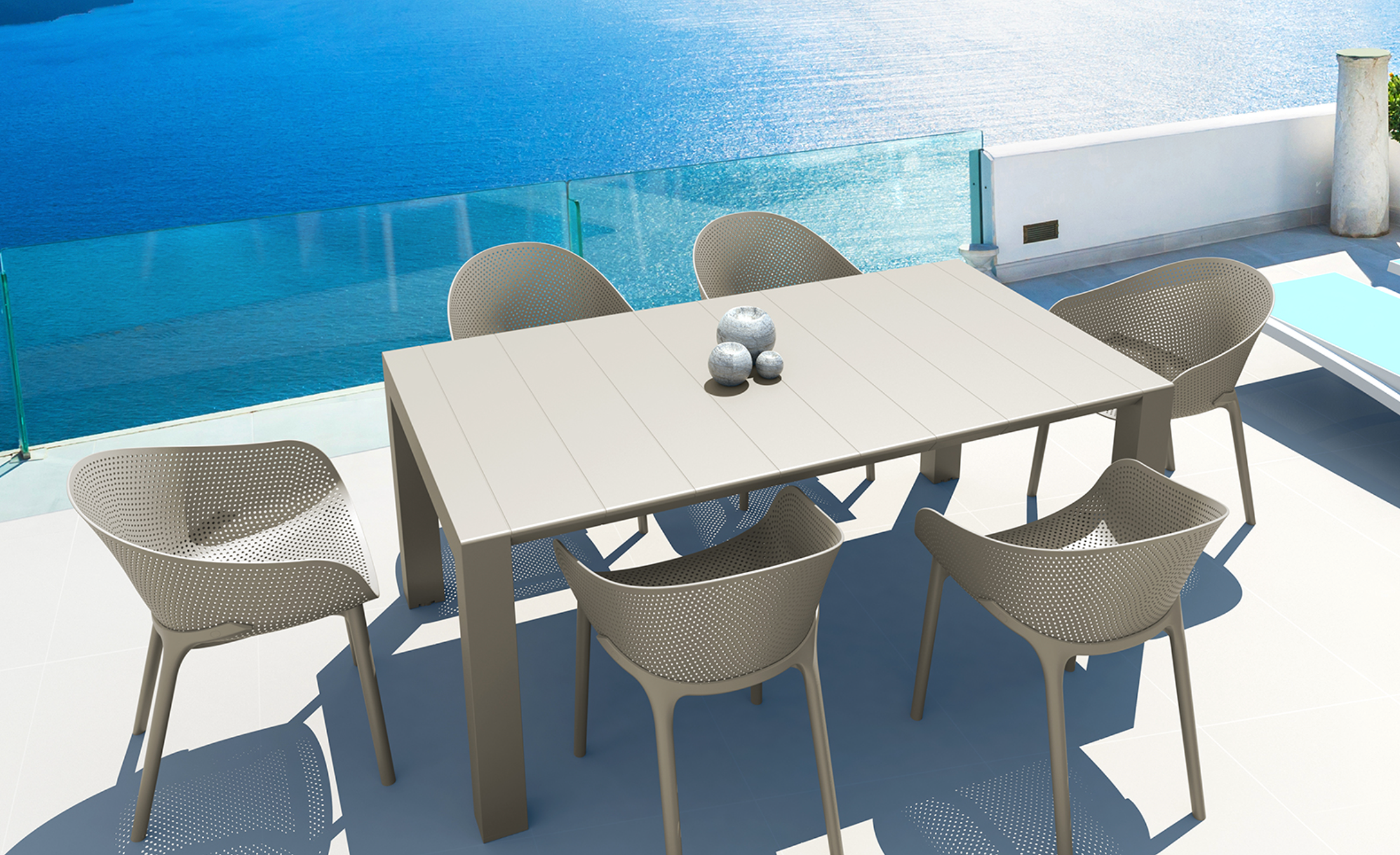 silla taupe sky siesta terraza