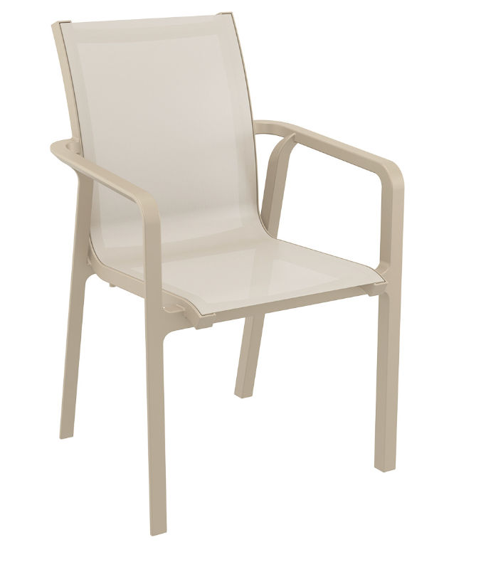 silla taupe tela exterior pacific siesta
