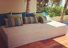 colchon de playa king tela exterior