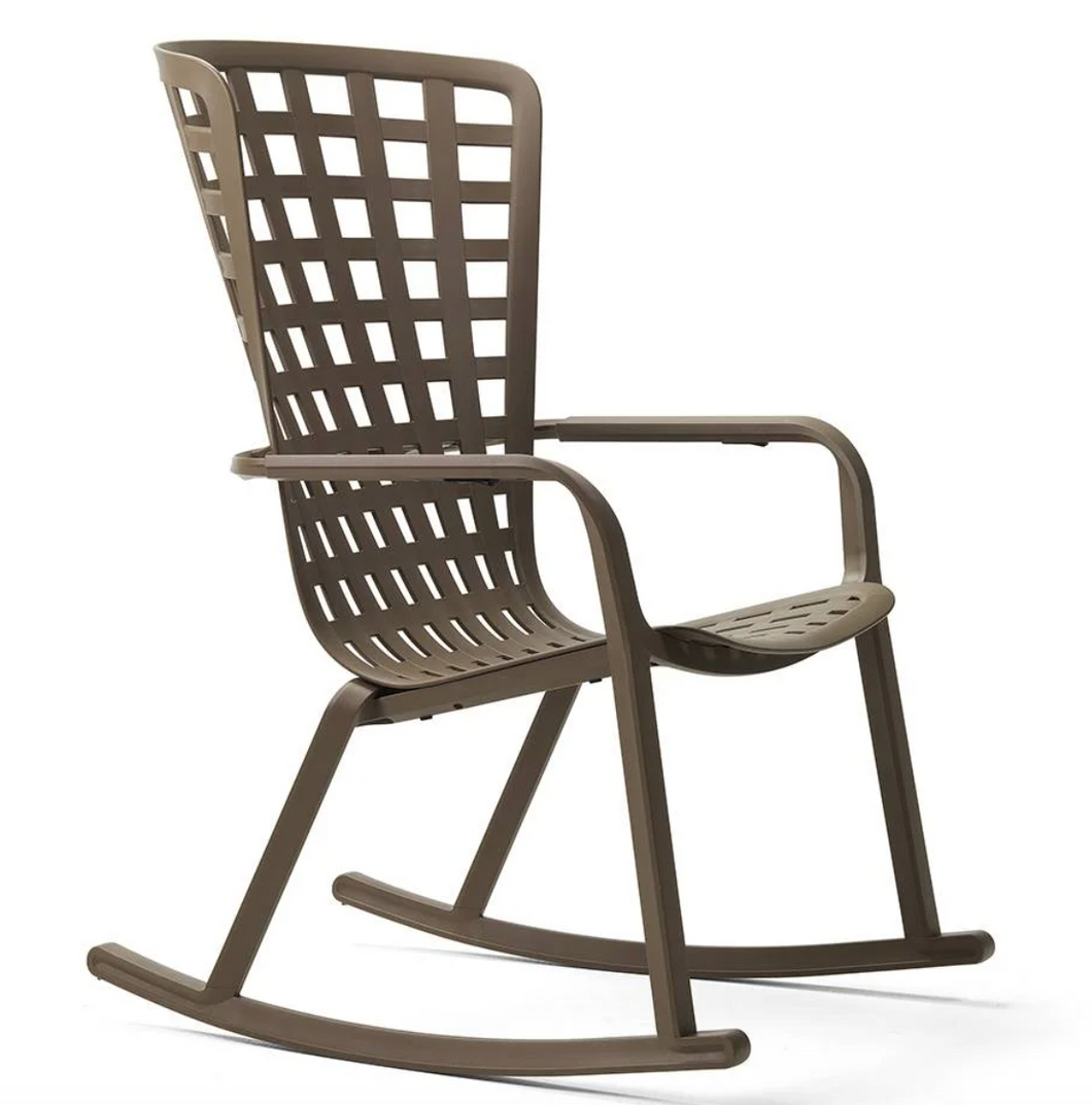 silla nardi folio mecedora exterior