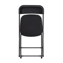 silla plegable de plastico negra duna