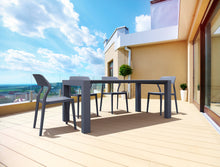 mesa extensible para exterior siesta