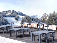 mesa extensible para exterior siesta