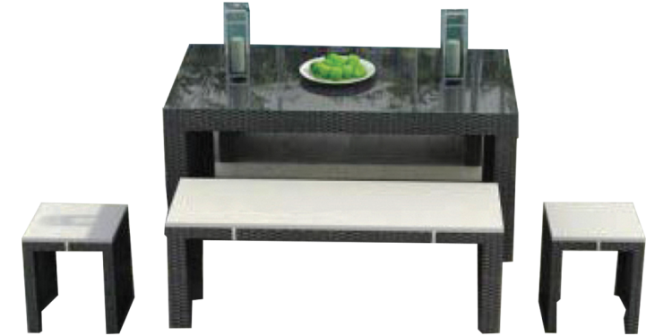comedor-esmeralda-ratán