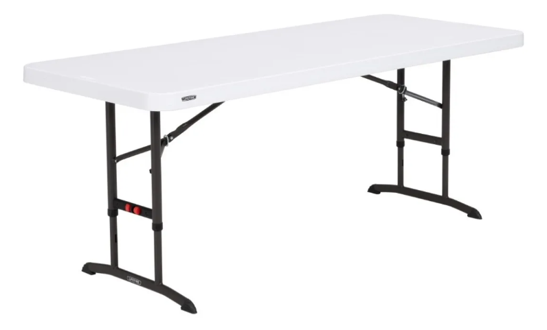 Mesa Plegable Portatil Redonda Uso Interior Exterior Eventos Para Jardín Interior Y Exterior De HDPE Con