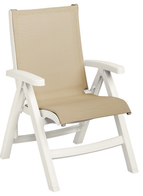 silla con tela para alberca y playa