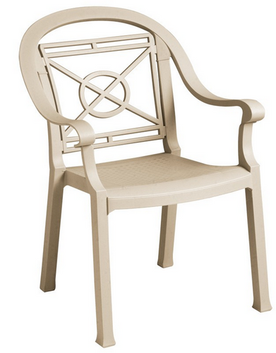 silla elegante para exterior jardin