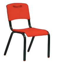 silla para niños roja