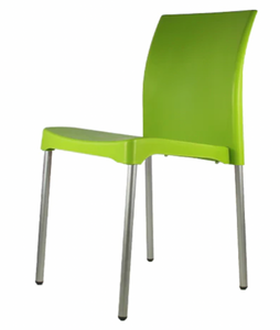 silla vivanti plastico verde
