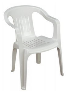 silla plastico duna brexia blanca