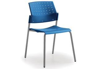 silla azul para eventos areta