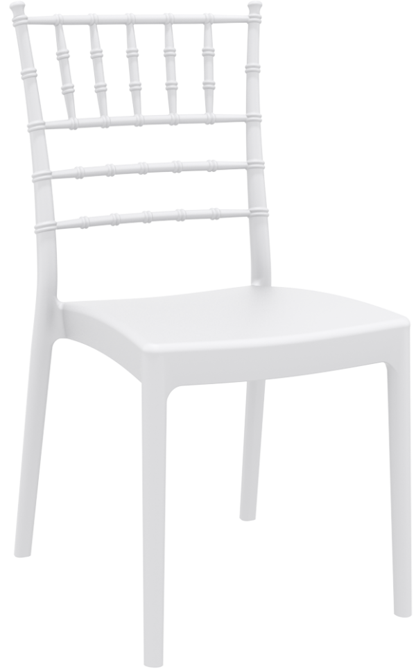 silla tiffany blanco
