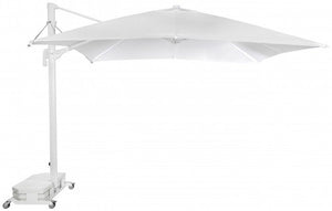 sombrilla ezpeleta flexo cuadrada lateral blanca